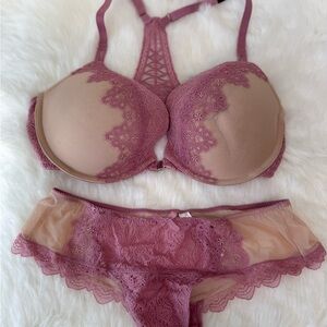 Victoria's Secret Pink Lace Push-Up Bra